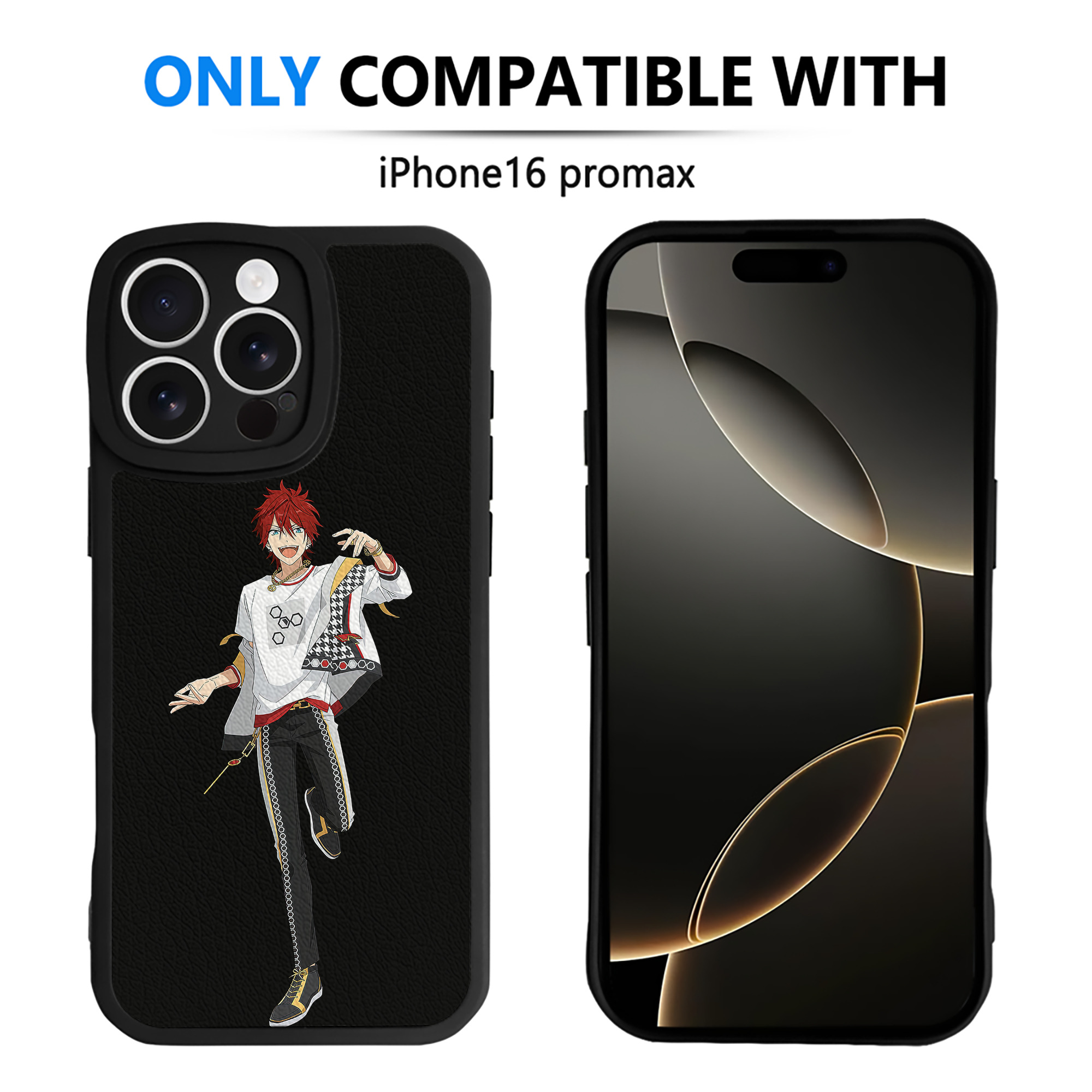 （画像用） あんさんぶるスターズ! Ensemble Stars 【iPhone 16シリーズ対応】シリコンスマホケース（レザー調） 材質：シリコン